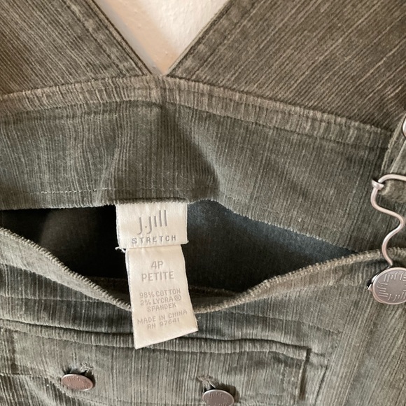 J. Jill Corduroy Overalls Dress - Picture 3 of 8